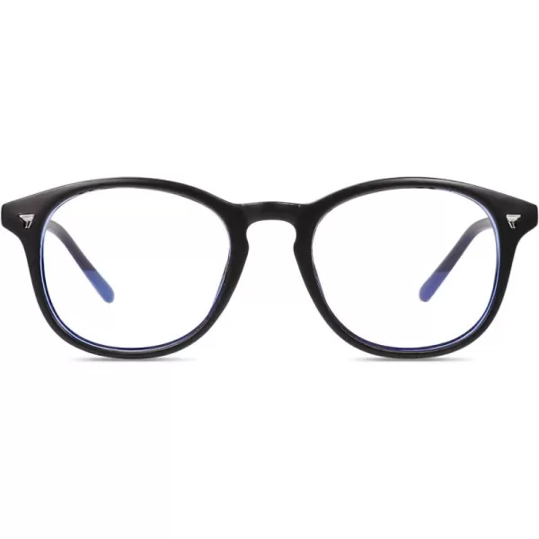 DUCO Blue Light Blocking Computer Reading Eyewear GlassesUV Protection DC5206Matte Black