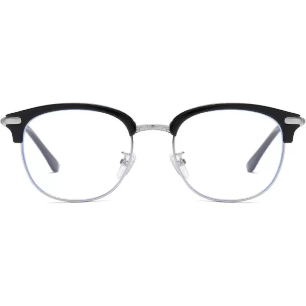 DUCO Blue Light Blocking Glasses Lightweight Eyeglasses Filter Computer Gaming Glasses W009Black