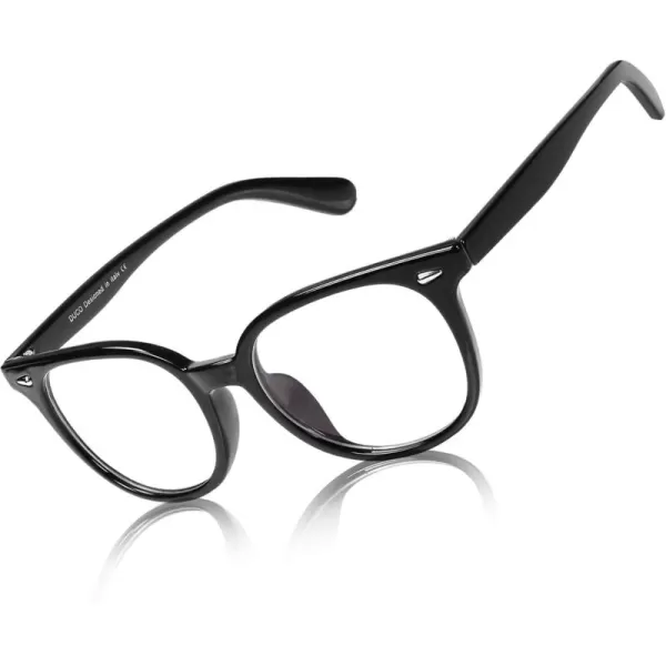 DUCO Superlight Blue Light Blocking Computer Reading Video and Gaming Eyewear Glasses DC5208Shine Black