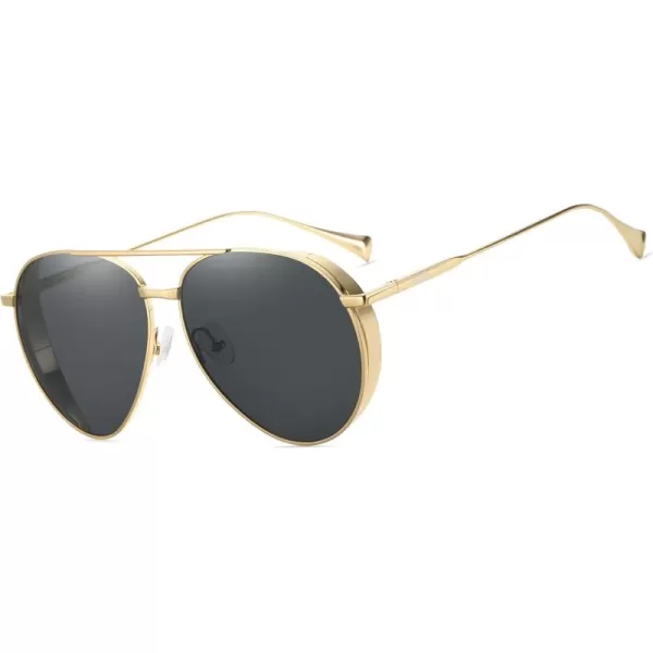DUCO Vintage Polarized Sunglasses for Women Sun Glasses UV Protection W003