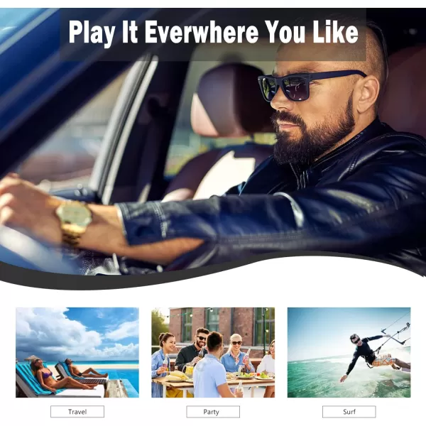 DUCO Sunglasses Men Polarized Sports Sunglasses for Driving Golfing Fishing Shades UV400 Protection 8202Silver Frame Grey Lens