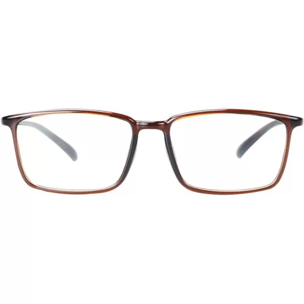 DUCO Blue Light Blocking Glasses Superlight Eyeglasses Frame Anti Blue Ray Computer Gaming Glasses 306Transparent Brown