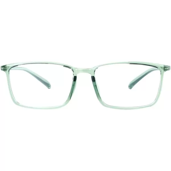 DUCO Blue Light Blocking Glasses Superlight Eyeglasses Frame Anti Blue Ray Computer Gaming Glasses 306Transparent Green