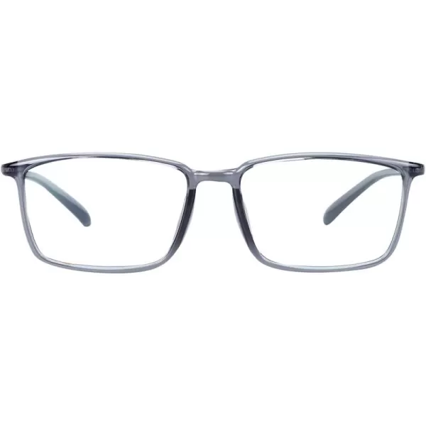 DUCO Blue Light Blocking Glasses Superlight Eyeglasses Frame Anti Blue Ray Computer Gaming Glasses 306Transparent Grey