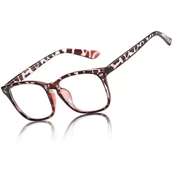 DUCO Blue Light Glasses for Men Women Blue Ray Blocking Glasses Computer Glasses for Teens Non prescription Eyeglasses 5201Tortoise
