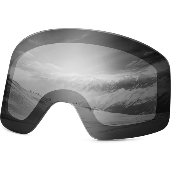 DUCO Ski Goggles Snowboard for Men WomenOTG Lightweight Winter Snowmobile Snow Goggles AntiFog 100 UV Protection DCS001Grey Lens