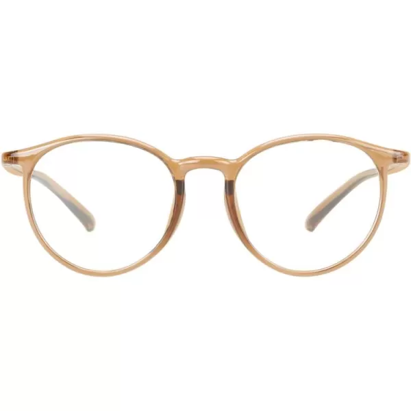 DUCO Superlight Blue Light Blocking Computer Reading and Gaming Eyewear GlassesAnti Blue Light 100 UV Protection 305Transparent Brown