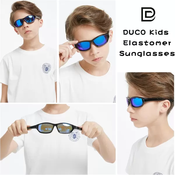 DUCO Kids Sunglasses for Boys Girls Youth Sports Baseball Sunglasses K029