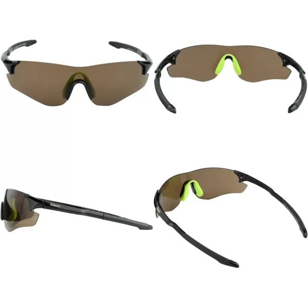 Duco Rimless Sports Sunglasses for Golf Cycling TR90 Superlight Temple with Adjustable Nose Pad 0029