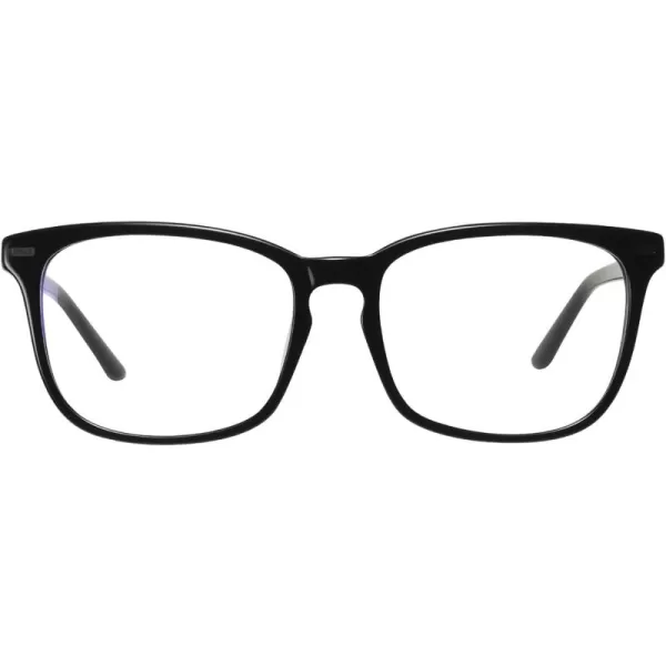 DUCO Retro Square Blue Light Glasses For Men Blue Ray Blocking Glasses Computer Gaming Glasses Nylon Lens Acetate Frame Black 83028302black