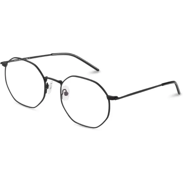 DUCO Small Round Blue Light Glasses For Women Men Blue Ray Blocking Glasses 8215309matte Black