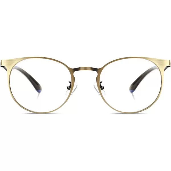 DUCO Unisex Anti Eyestrain Blue Light Blocking Glasses Anti Blue Ray Computer Reading Gaming Glasses DC308Bronze