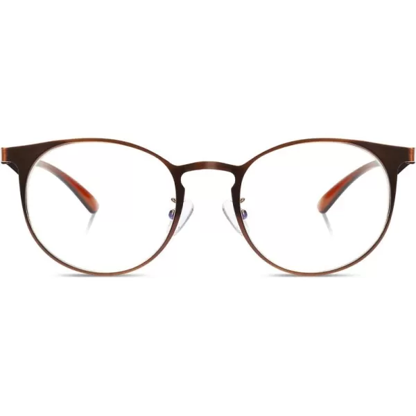 DUCO Unisex Anti Eyestrain Blue Light Blocking Glasses Anti Blue Ray Computer Reading Gaming Glasses DC308Brown