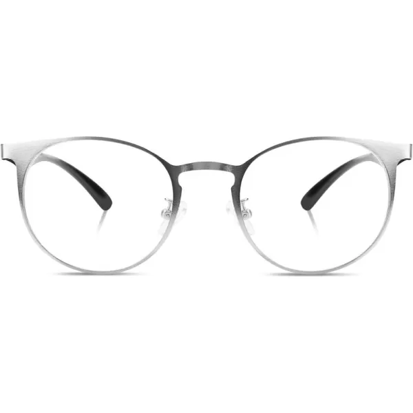 DUCO Unisex Anti Eyestrain Blue Light Blocking Glasses Anti Blue Ray Computer Reading Gaming Glasses DC308Silver
