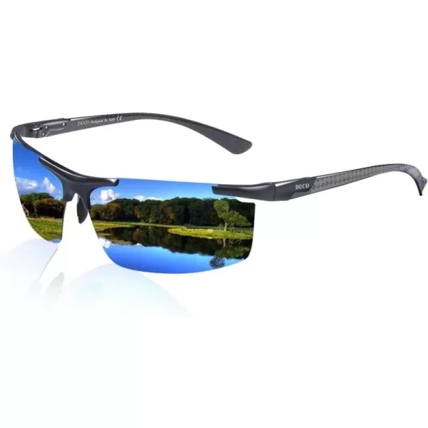 Duco Polarized Sunglasses for Men Sports Sun Glasses Driving Shades 100 UV Protection 8207