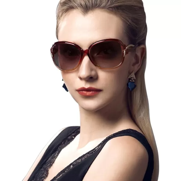 Duco Womens Stylish Polarised Sunglasses Star Glasses 100 UV Protection 2229
