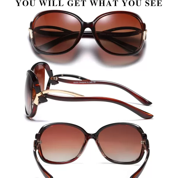 Duco Womens Stylish Polarised Sunglasses Star Glasses 100 UV Protection 2229