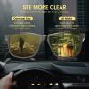 imageDUCO Night Vision Glasses for Men Anti Glare Polarized Yellow Lens Sunglasses Nighttime Running Fishing Driving Glasses 8125YGunmetal Frame Night Vision Lens