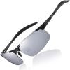 Black Frame Revo Silver Lens