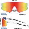 imageDUCO Kids Sunglasses Youth Baseball Sun Glasses Lightweight TR90 Frame UV400 Sports Cycling Shades for Boys Girls DK268Pink White Frame Black Temple Revo Orange Lens