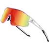 Pink White Frame Black Temple Revo Orange Lens