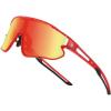 Red Frame Black White Dot Black Temple Revo Orange Lens