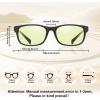 imageDUCO Blue Light Glasses Blue Ray Blocking Glasses Computer Gaming Glasses with Amber Lens 8016Dc8016 Matte Black Fr Amber Lens