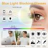 imageDUCO Blue Light Glasses Blue Ray Blocking Glasses Computer Gaming Glasses with Amber Lens 8016Dc8016 Matte Black Fr Amber Lens