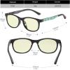 imageDUCO Blue Light Glasses for Kids Boys Girls Blue Ray Blocking Glasses Cute Computer Gaming TV GlassesBlack
