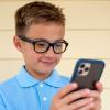 imageDUCO Blue Light Glasses for Kids Boys Girls Blue Ray Blocking Glasses Cute Computer Gaming TV GlassesBlackRed