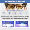 imageDUCO Blue Light Glasses for Kids Boys Girls Blue Ray Blocking Glasses Cute Computer Gaming TV GlassesBlackRed