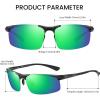 imageDUCO Mens Sunglasses Polarized Sports Fishing Running Driving Carbon Fiber Sunglasses for Men UV400 Protection DC8277Black Frame Revo Green Lens
