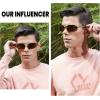 imageDUCO Mens Sunglasses Polarized Sports Fishing Running Driving Carbon Fiber Sunglasses for Men UV400 Protection DC8277Gold Frame Brown Lens
