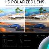 imageDUCO Mens Sunglasses Polarized Sports Fishing Running Driving Carbon Fiber Sunglasses for Men UV400 Protection DC8277Matte Green Frame Green Temple Dark Green Lens