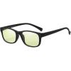 imageDUCO Blue Light Glasses Blue Ray Blocking Glasses Computer Gaming Glasses with Amber Lens 8016Dc8016 Matte Black Fr Amber Lens