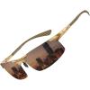 Gold Frame Brown Lens