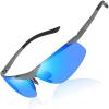 Gunmetal Frame Revo Blue