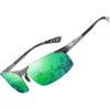 Gunmetal Frame Revo Green Lens