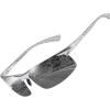 Silver Frame Grey Lens