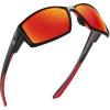 Black Red Frame Revo Orange Lens