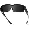 A Black Frame Gray Lens