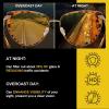 imageDUCO Cat Eye Polarized Night Vision Glasses for Women Yellow Tinted Glasses for Night Driving 1222YBrown Tortoise Frame Night Vision Lens