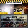 imageDUCO Classic Vintage Cateye Polarized Night Driving Glasses Anti Glare Headlight Night Vision Glasses For Women W001Tortoise
