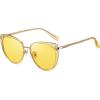 Transparent Yellow Frame Night Vision Lens