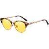 Brown Tortoise Frame Night Vision Lens