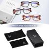 imageDUCO 3 Pack Reading Glasses for Men Women Handmade Wooden Non Plastic Eyeglasses for Readers 5212R3 Pack 15 X