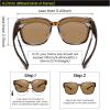 imageDUCO Fit Over Sunglasses for Men Women Wear Over Glasses Retro Wrap Around Polarized Sun Glasses UV400 Protection DC8981B Tortoise Frame Brown Lens