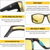 imageDUCO Nightvision Glasses Polarized Night Driving Mens Shooting Glasses