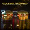 imageDUCO Nightvision Glasses Polarized Night Driving Mens Shooting Glasses