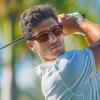 imageDUCO Polarized Fit Over Sunglasses for Men and Women UV400 Protection Retro Square Wrap Around Shades for Driving Riding 8986Matte Black Frame Brown Lens